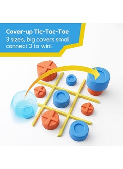 Giiker GiiKER Tic Tac Toe Bolt Game, 3-in-1 Handheld Puzzle Game Console, Portable Travel Games for Educational and Memory Growth, Fidget Toys Board Games for Kids and Adults, Birthday Gifts for All Ages  - Image 2