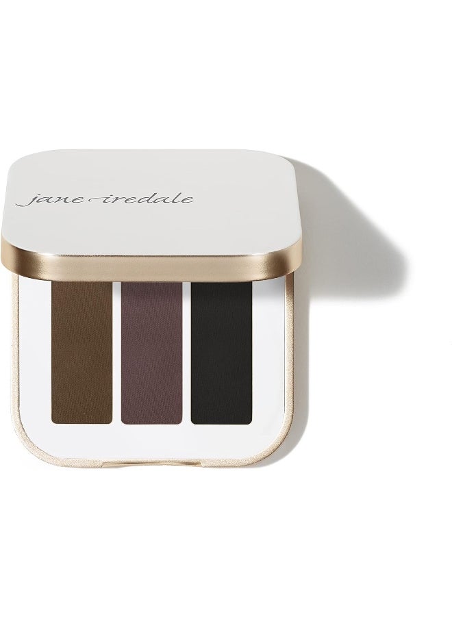Jane Iredale Purepressed Eye Shadow Triple, Date Night, 0.06 Oz., Powder  - Image 1