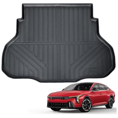Auxko All Weather Floor Mats Fit for Kia Telluride 2020-2025 with 2nd Bucket Seat Without Center Console Liner Telluride Accessory All Season Guard Odorless Anti-Slip Floor Mat - Image 1