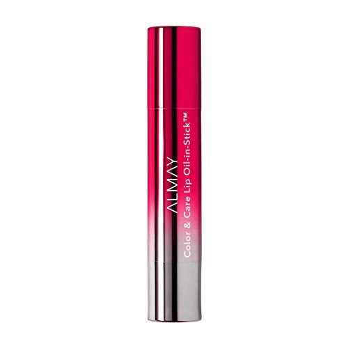 Almay Color & Care Lip Oil In Stick, Raspberry Rush 130, 0.09 Oz - Image 1