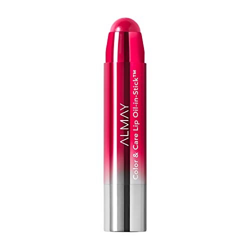Almay Color & Care Lip Oil In Stick, Raspberry Rush 130, 0.09 Oz - Image 2