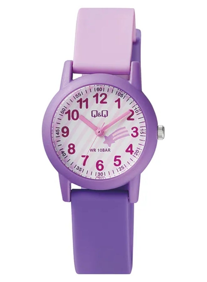 Q&Q Kids Unisex Analog Quartz Watch VS49J004Y, Purple - Image 2