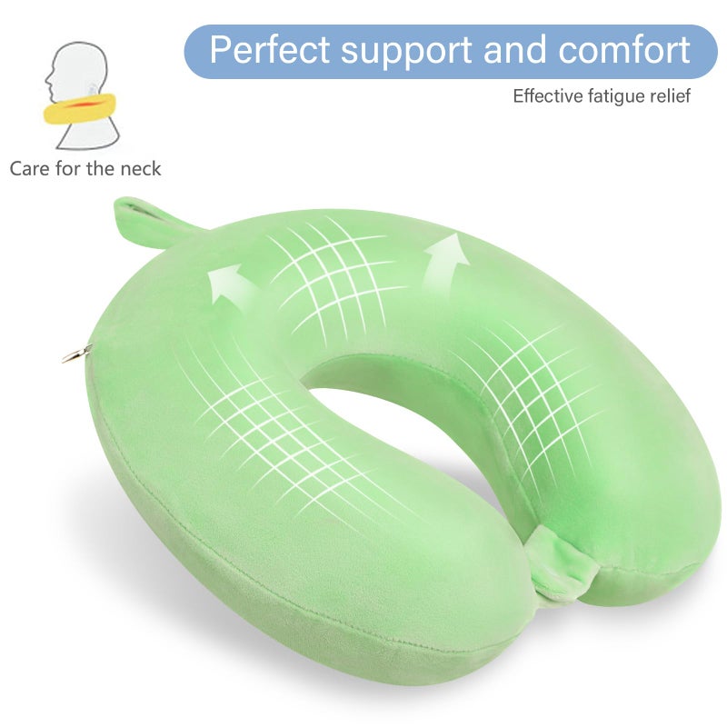 Gosider Neck Pillows For Travel Comfortable Travel Neck Pillow U Shape Memory Foam Support Neck And Head Portable Neck Travel Pillow Suitable For Airplane Trains Car Travelings - Image 4