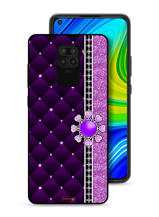 Tolwak غطاء حماية لهاتف شاومي ريدمي نوت 9 مع قلوب لامعة - Image 1
