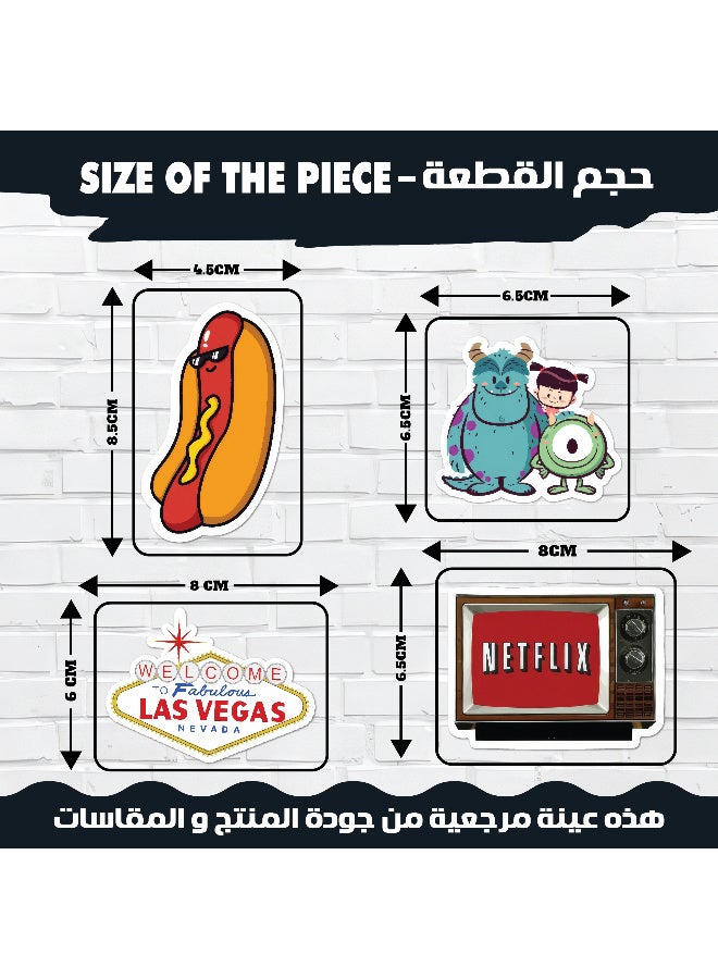 Laptop Sticker - 24Pcs Cute Custom Shapes Waterproof Scratch And Heat Resistant for Laptops, Mugs, Mirrors, and Bottles, Perfect for Personalizing Your Gear,  Laptop Vinyl Sticker - Image 3