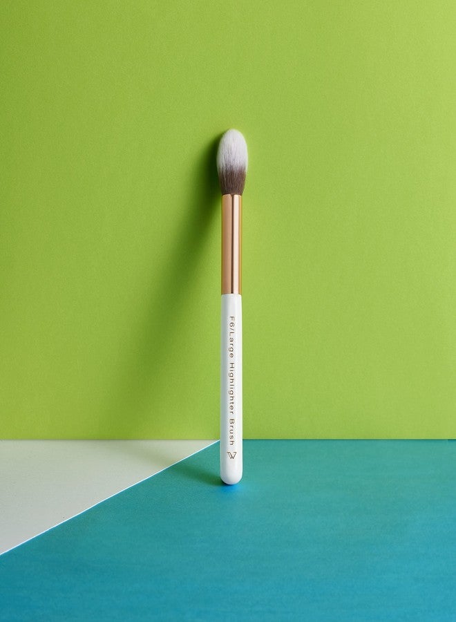 Pigment Play Large Highlighter Brush (Professional Face Highlighter Brush for Blending | Soft Bristles, Cruelty Free, No Animal Fibre | Pack of 1), Multi (Large Highlighter Brush) - Image 2