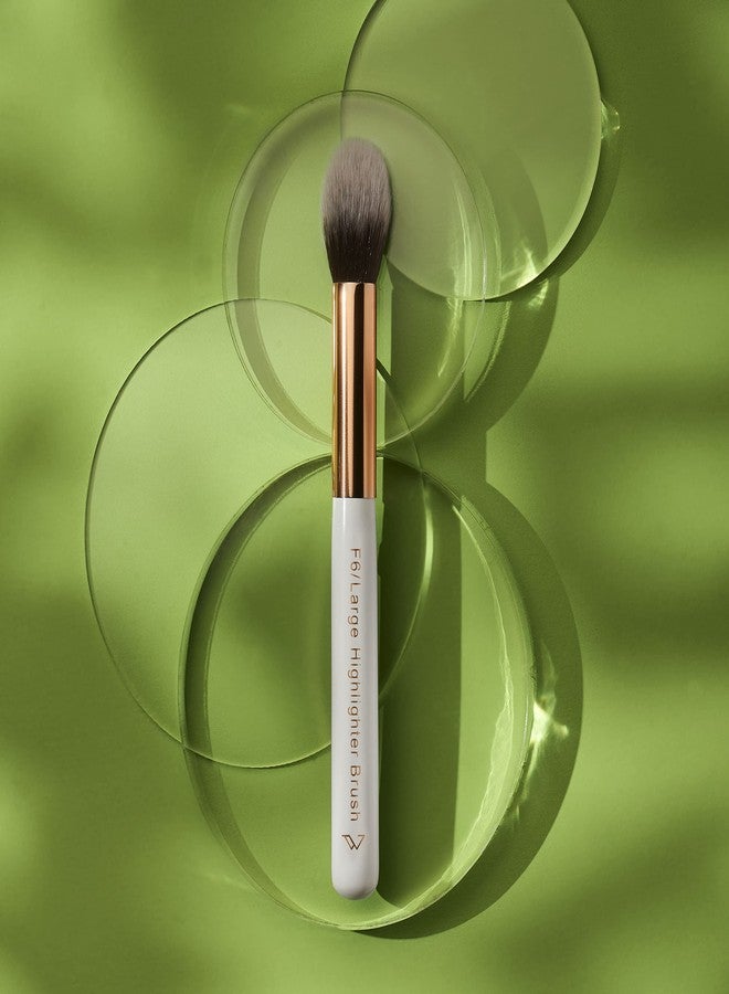 Pigment Play Large Highlighter Brush (Professional Face Highlighter Brush for Blending | Soft Bristles, Cruelty Free, No Animal Fibre | Pack of 1), Multi (Large Highlighter Brush) - Image 3