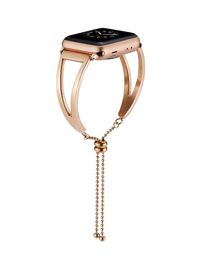 Beauenty Replacement Bracelet Band For Apple Watch Series 1/2/3 38mm Rose Gold - Image 1