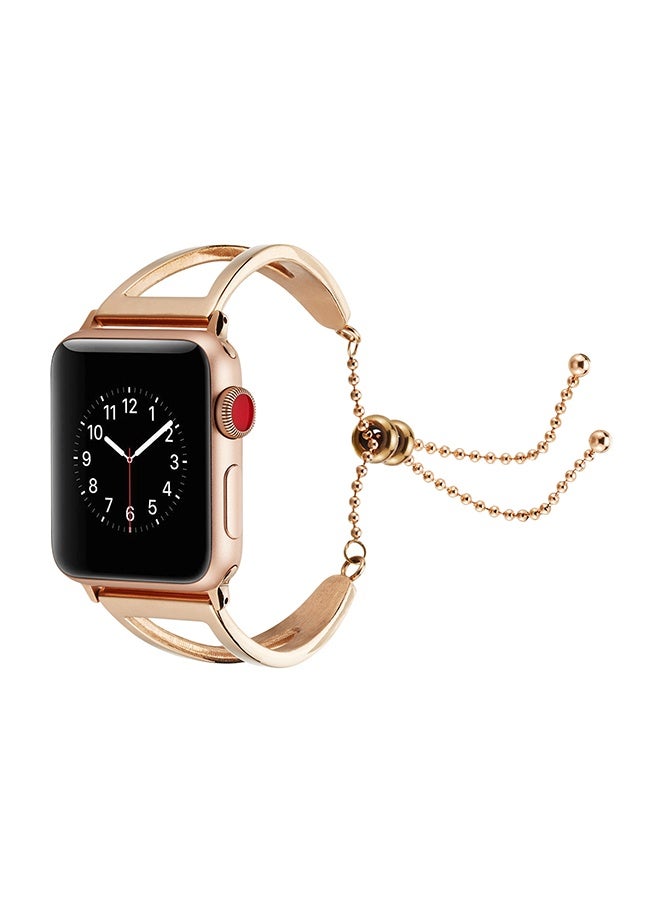 Beauenty Replacement Bracelet Band For Apple Watch Series 1/2/3 38mm Rose Gold - Image 2