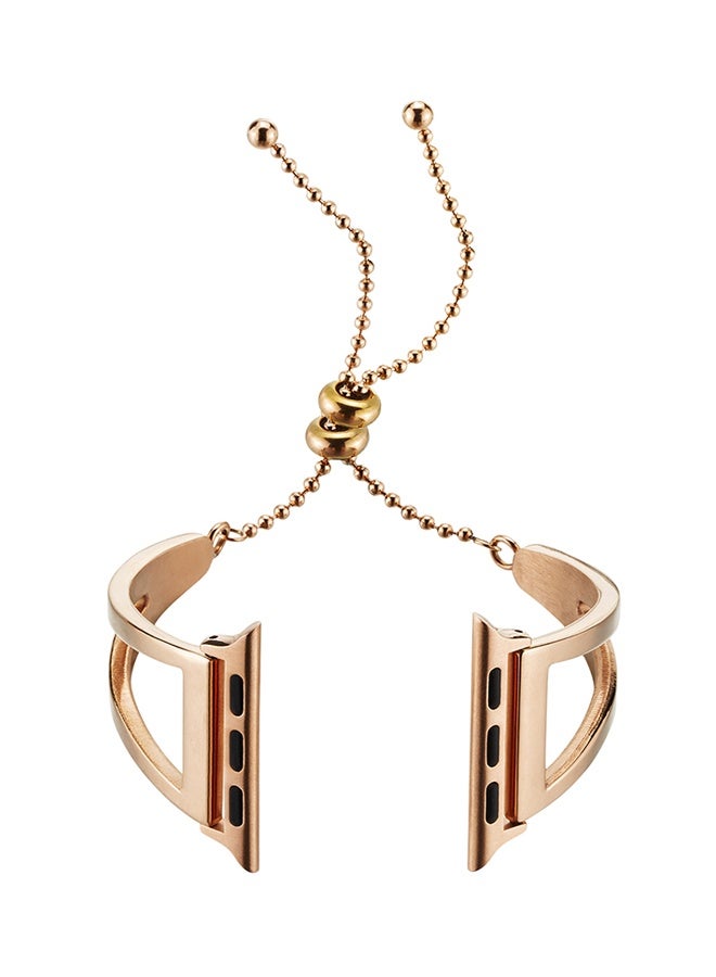 Beauenty Replacement Bracelet Band For Apple Watch Series 1/2/3 38mm Rose Gold - Image 3