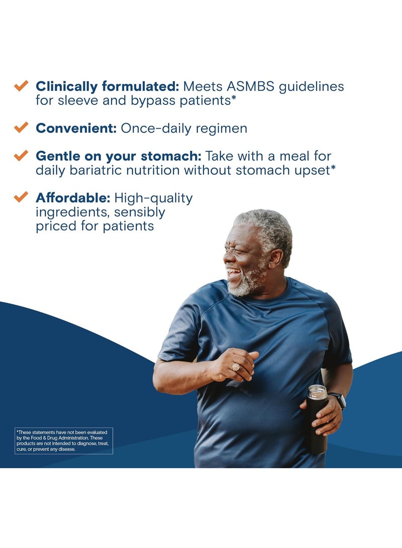 Bariatric Fusion One Per Day Bariatric Multivitamin with Iron – 45mg Iron – Post-Bariatric Surgery Formula – 30 Capsules - Image 4