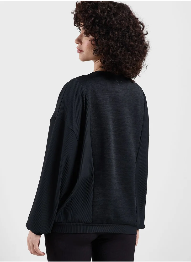 SQUATWOLF Code Ribbed Sweatshirt