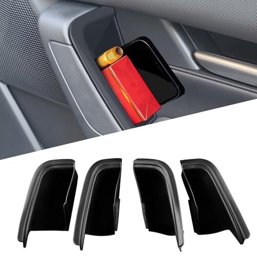FDAIUN Door Storage Box for 2022-2025 Mazda CX60 2024-2025 Mazda CX70 CX80 CX90 Door Organizer Tray Door Slot Pockets Car Interior Protection Accessories 4Pcs - Image 1