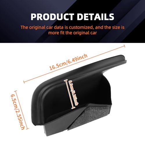 FDAIUN Door Storage Box for 2022-2025 Mazda CX60 2024-2025 Mazda CX70 CX80 CX90 Door Organizer Tray Door Slot Pockets Car Interior Protection Accessories 4Pcs - Image 2