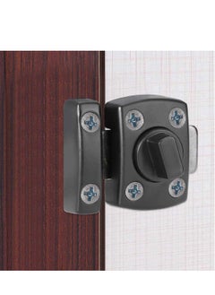 KASTWAVE Door Lock Slide Gate Latch Tiny Door Bolt Bathroom Latch Rotate Bolt Gate Latch Door Lock  - Image 4