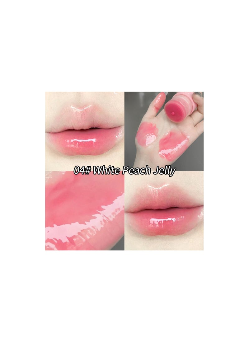 Mn Translucent Essence Lipgloss Moisturizing Lip Color  04 White Peach Jelly  - Image 2