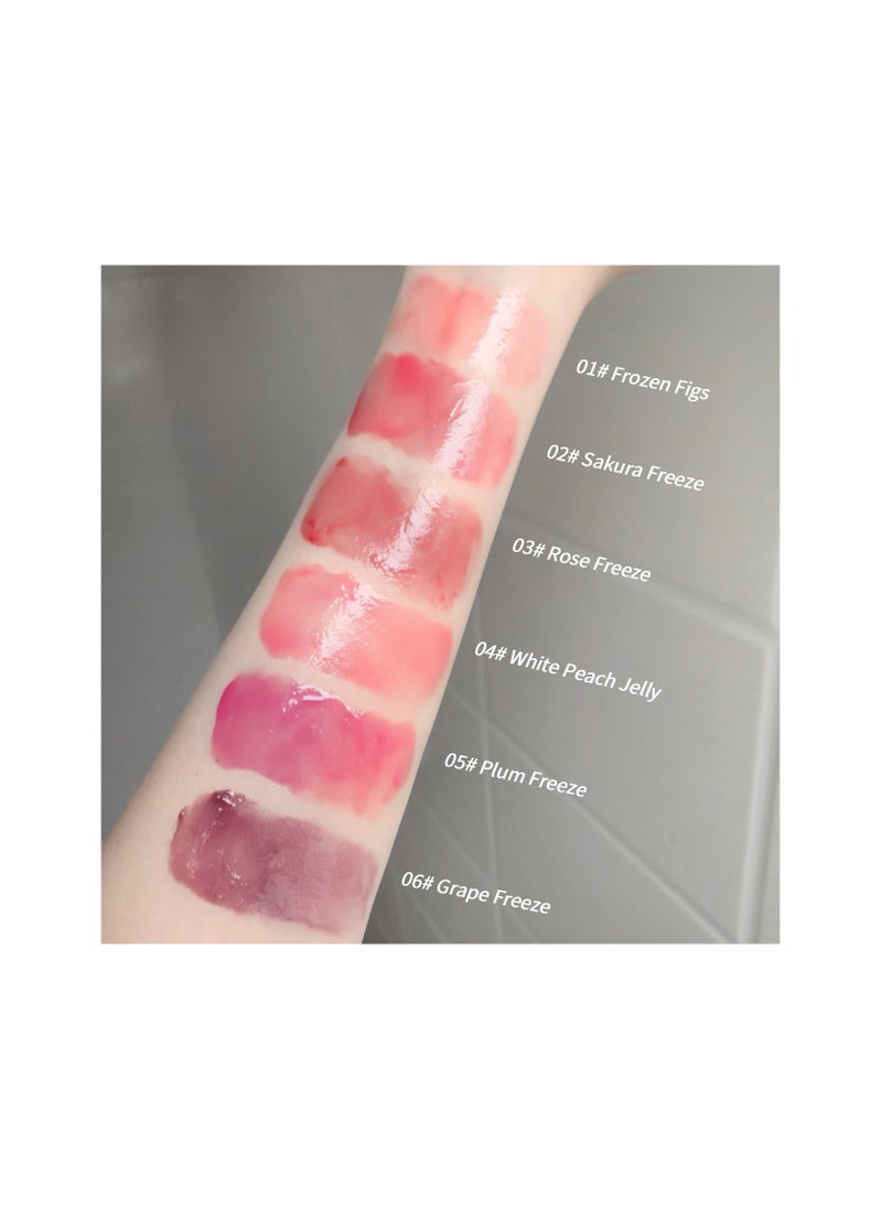 Mn Translucent Essence Lipgloss Moisturizing Lip Color  04 White Peach Jelly  - Image 4