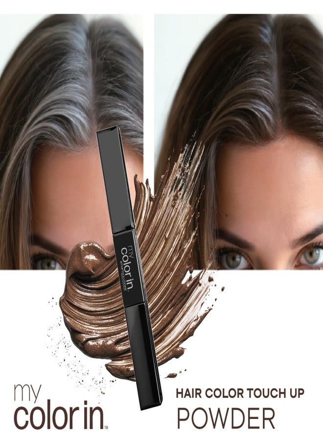 SMART SOLUTIONS Instant Hair Color Touch Up, Dual-Ended Liquid Applicator, .24 Fl Oz | Instant Gray Root Coverage | Quick-Drying| Precise Application for On-the-Go Touch Ups (Medium Brown) - Image 5