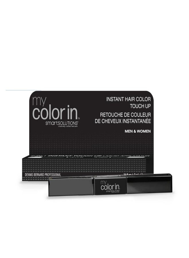 SMART SOLUTIONS Instant Hair Color Touch Up, Dual-Ended Liquid Applicator, .24 Fl Oz | Instant Gray Root Coverage | Quick-Drying| Precise Application for On-the-Go Touch Ups (Medium Brown) - Image 2