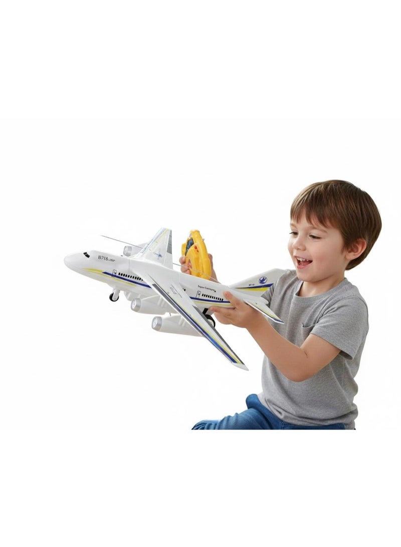 توي لاند طائرة لعبة تعمل بجهاز تحكم عن بعد مزودة بأضواء LED وبطارية قابلة للشحن للأطفال - Image 2