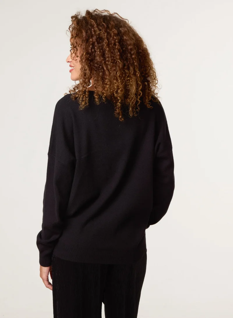 Blue Vanilla Christmas Cat On A Bike Jumper