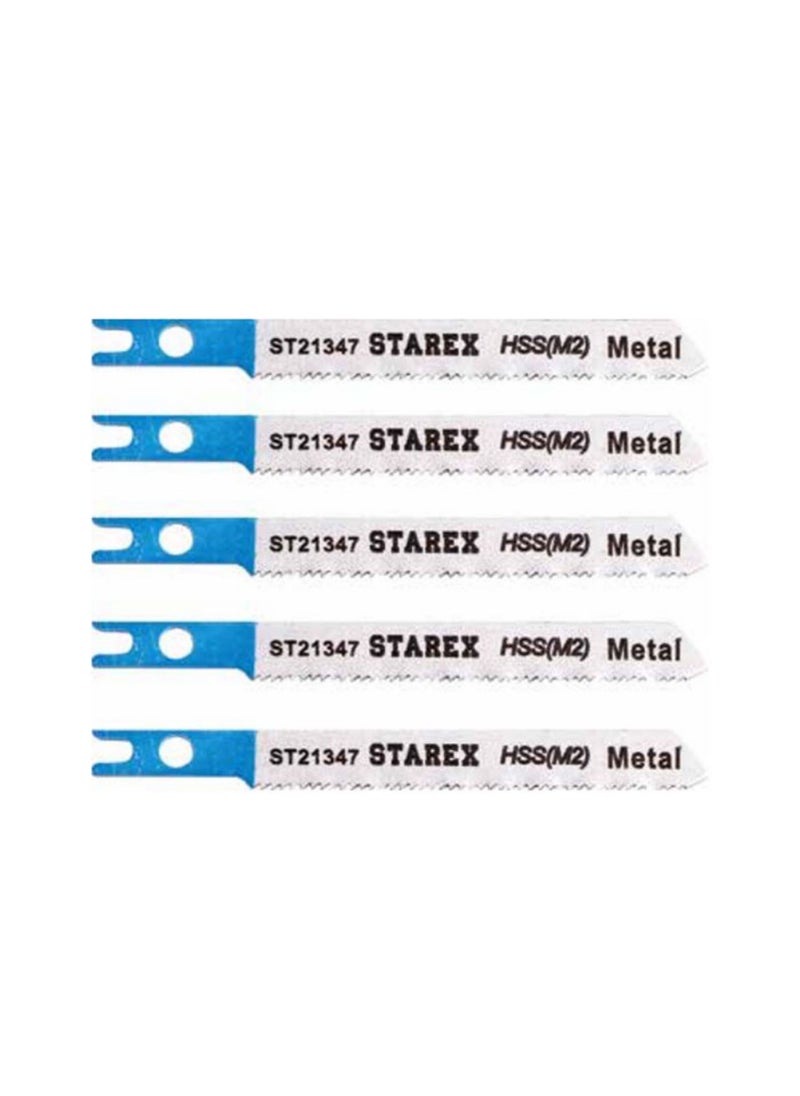 Starex - Starex Jigsaw Blade U118A HSS(M2) T-Shank 5pcs/set Blister Card - Image 1