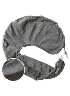 My Brest Friend Deluxe Nursing Pillow Cover - Slipcovers for Baby - Adjustable Fit, Easy Care, Durable - Original Nursing Pillow Not Included, Dark Grey  - Image 1