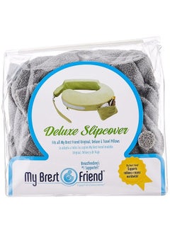 My Brest Friend Deluxe Nursing Pillow Cover - Slipcovers for Baby - Adjustable Fit, Easy Care, Durable - Original Nursing Pillow Not Included, Dark Grey  - Image 3