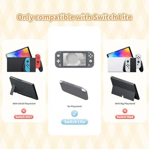 Kuitmor Switch Lite Protective CaseSoft Silicone Protective ShellAntiScratch Protective Cover Case for Switch Lite with 2 Thumb Grip CapsYellow Pompompurin - Image 3