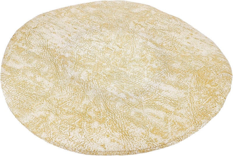 Stool Chair Cover Elastic Fabric Seat Protector 30cm Diameter with 10cm Edge Border for Home Bar Stools Slipcover - Image 1