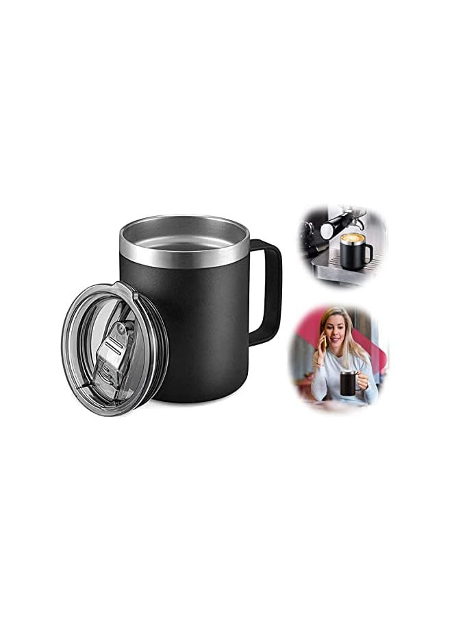 Stainless Steel Insulated Coffee Mug With Handle Double Wall Vacuum Travel Mug Tumbler Cup With Sliding Lid For Hot And Cold Drinks Tea (Black) - pzsku/ZDF04E2AA946ACD0B56A3Z/45/_/1695799223/ca423739-1e1c-4c46-942c-eaa9f8724f33