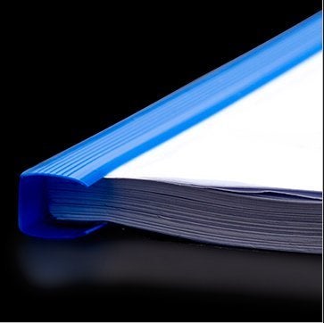 AKAHA Plastic File Folder 10mm Sliding Bar Report Covers, 40 Sheet Capacity, Transparent Resume Presentation File Folders Organizer Binder for A4 Size Paper, 10 Pcs - Image 3