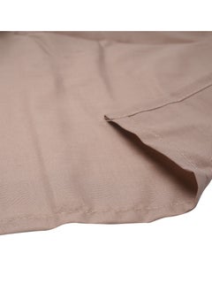 Home-Tex Design Hometex Design King Size Dyed Flat Sheet Set Taupe - 1 Flat Sheet (240x260 cm) +2 Pillow Covers (50x75cm)  - Image 4