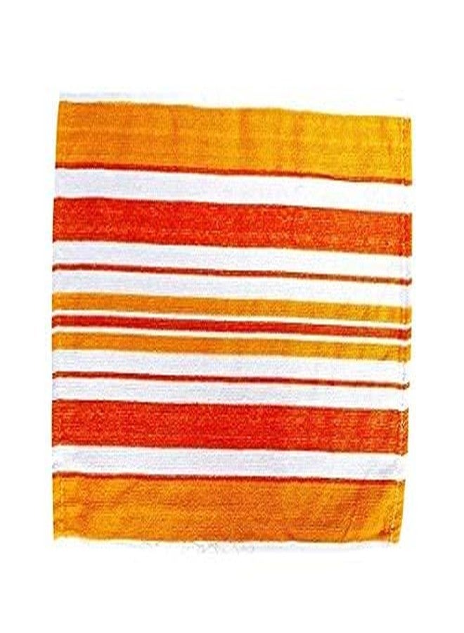 cottontail Cotton Striped Hand Towels High Absrobent (Set of 6)-, 12 Inx18 in (Multi Color) - Image 3