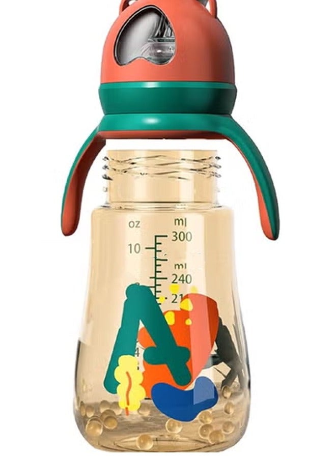 إن كي أكس زجاجة رضاعة بيبي بير عريضة القطر 3 في 1 خالية من BPA مضادة للتسرب ومقاومة للمغص بحلمة سيليكون ناعمة سهلة التنظيف بتصميم مريح للمواليد والرضع - Image 3