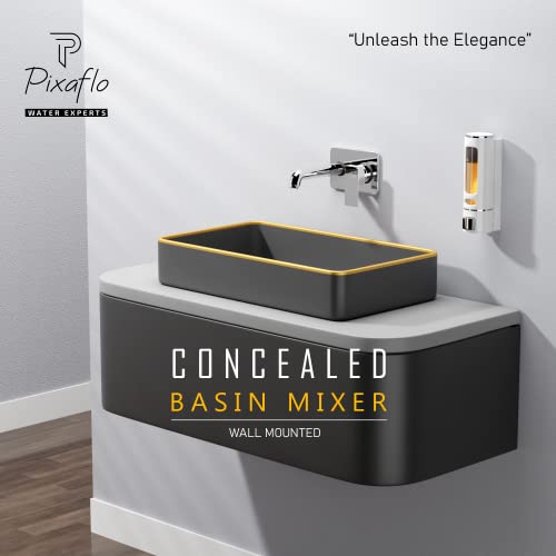 Pixaflo Concealed Single Lever Basin Mixer with Exposed Parts Kit (Complete Set) (Crux) - Image 2