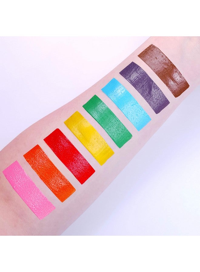 Moon Creations Face Paint Stick / Body Crayon Set Of 8 Makeup For The Face & Body By Moon Creations 0.12Oz  - Image 3