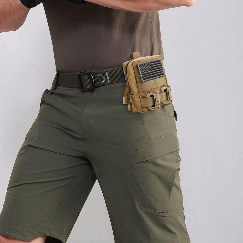 FRTKK 2 Pack Molle Pouches - Tactical Compact Water-Resistant EDC Pouch Bag Small Utility Pouch - Image 5