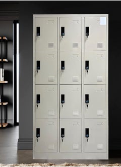 Living High Quality 12 Doors Metal Wardrobe Storage Cabinet  - Image 2