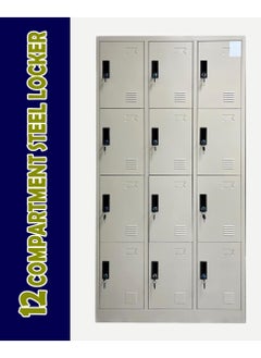 Living High Quality 12 Doors Metal Wardrobe Storage Cabinet  - Image 4