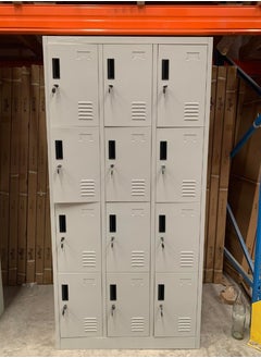 Living High Quality 12 Doors Metal Wardrobe Storage Cabinet  - Image 5