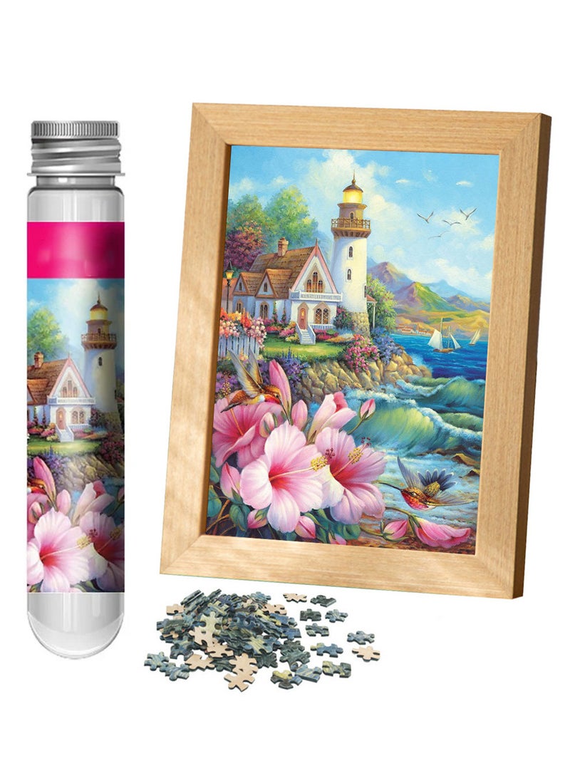 Toy mini jigsaw puzzle with frame - Image 1