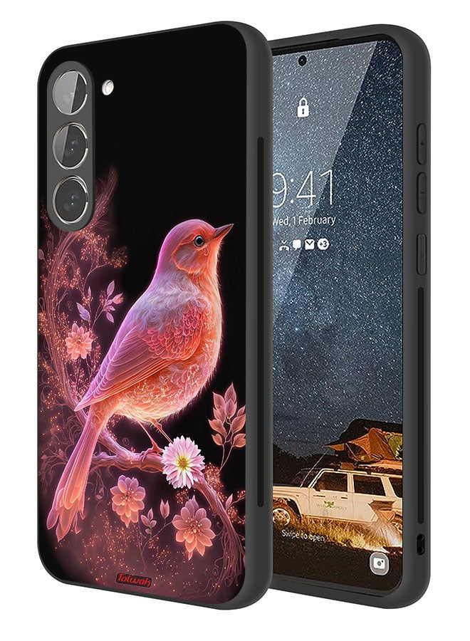 Tolwak Samsung Galaxy S23 Plus 5G Protective Case Cover Cute Bird Art - Image 1