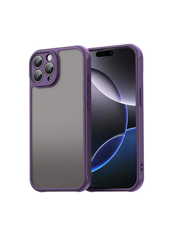 S-TOP Case For iPhone 16 Pro Max Fan Dun Series TPU Hybrid PC Frosted Phone Case - Image 1