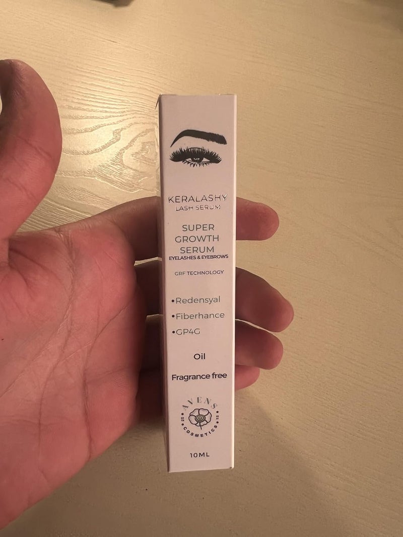 Super Growth Serum, Lash Serum, Fragrance Free, Oil, Redensyl, Fiberhaince, CP4G, 10ml - Image 2
