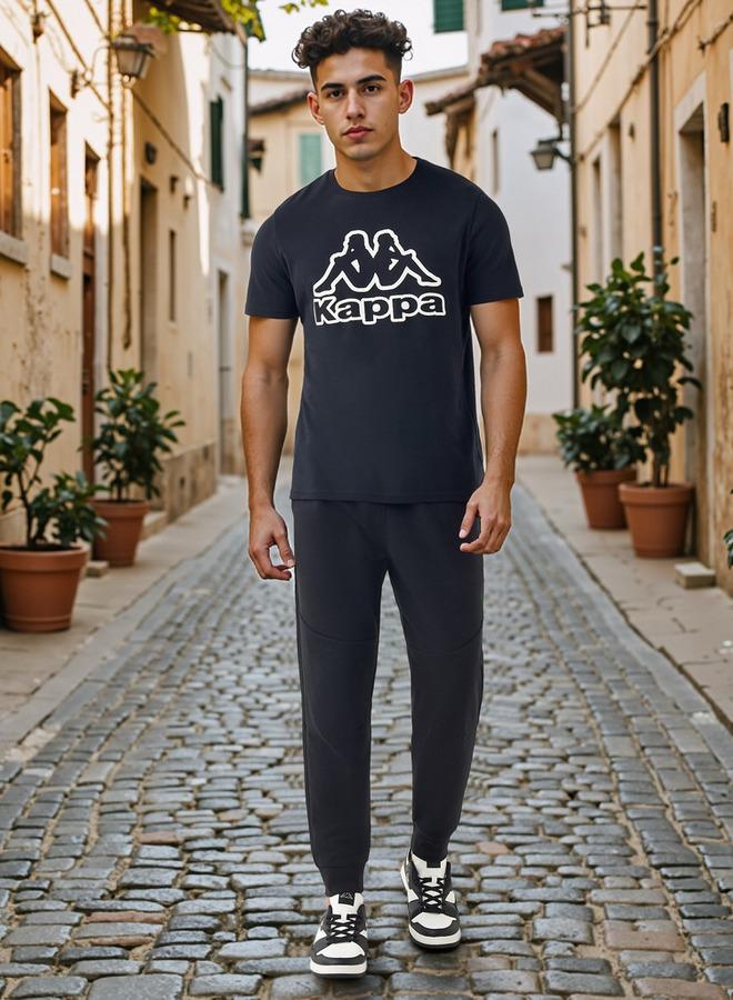 Kappa Panelled Joggers with Drawstring Closure and Pockets - Image 2