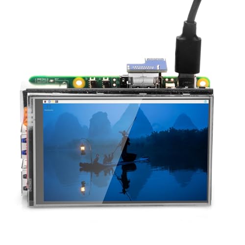 OSOYOO 3.5 inch HDMI LCD Touch Screen Monitor Display TFT 480 * 320 Pixel Resolution for Raspberry Pi 5 4 3 Model B B+ 2 with Stylus Pen - Image 1
