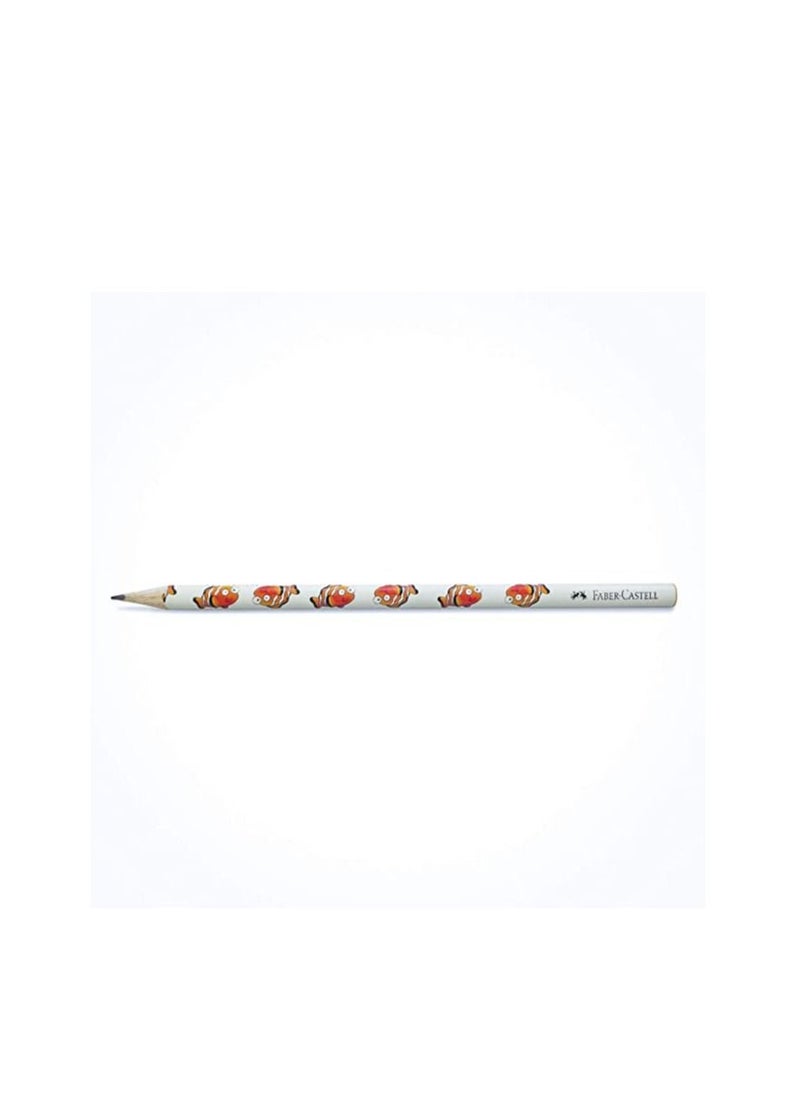 FABER-CASTELL TRIANGULAR GRAPHITE PENCIL MOTIF PENCIL SEA CRAETURE BOX OF 12PC