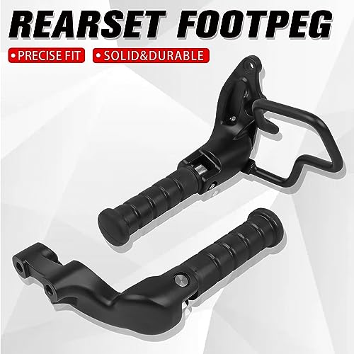 BAIONE Motorcycle Footpegs Rear Passenger Foot Pegs Replacement for Indian Scout 2015-2025 Scout Sixty 2016-2025 Scout Bobber 2018-2025 Foot Rests Pedal (black) - Image 2
