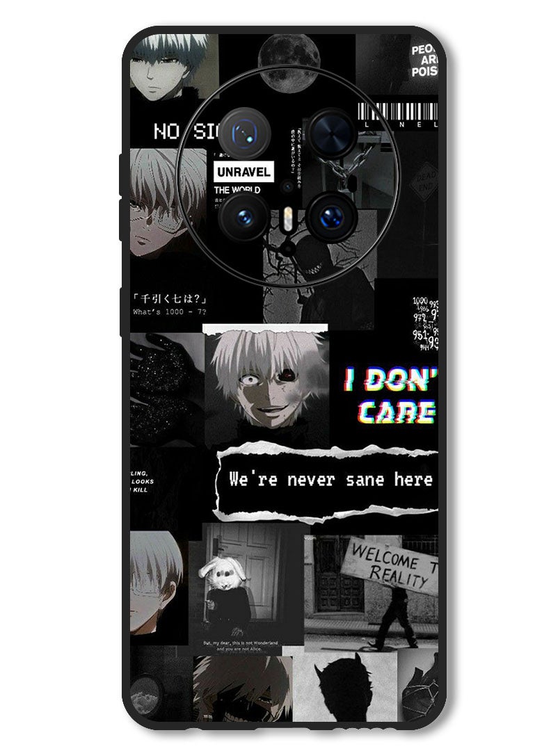 Theodor Case Compatible with Huawei Mate 70 Pro/ 70 Pro + Protection Shockproof Bumper Cover We're Never Sane Here - Image 1